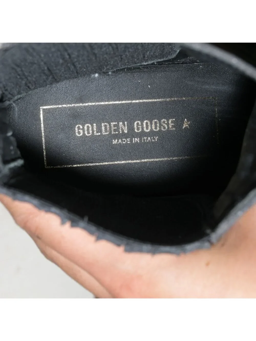Golden Goose Black Leather Western Chelsea Ankle Boots Italy Womens 39 - Picture 6 of 9